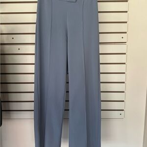 Elegant Blue Wide-Leg Trousers